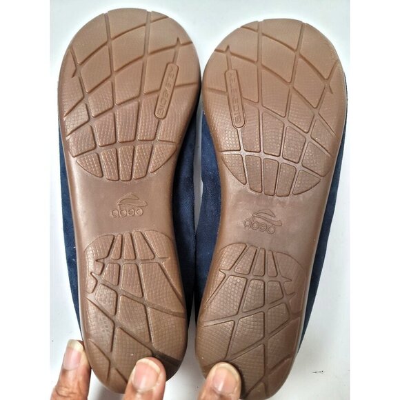 Abeo Women's Leather Ballet Flats Built-In Orthotic Support Shoes Size 7M - Picture 6 of 8